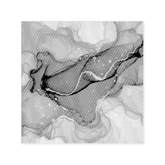 Turquoise and Teal Alcohol Ink Abstract with Gold  セルフインキングスタンプ (デザイン)