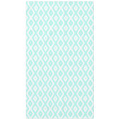 Turquoise and white diamond pattern テーブルクロス (正面)