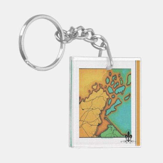 Turquoise Apostles Key Ring キーホルダー (正面左)