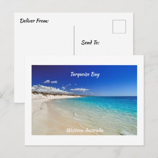 Turquoise Bay, Western Australia ポストカード (正面/裏面)