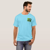 Turquoise Blue Discus Tシャツ (正面フル)