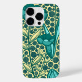 Turquoise bulbo flowers Case-Mate iPhoneケース (裏面)