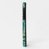 Turquoise bulbo flowers Case-Mate iPhoneケース (裏面/左)