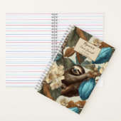 Turquoise Cacao Sloth Chocolate Tasting ノートブック (内側)