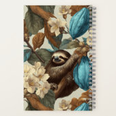 Turquoise Cacao Sloth Chocolate Tasting ノートブック (裏面)