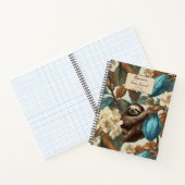 Turquoise Cacao Sloth Chocolate Tasting ノートブック (内部)