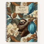 Turquoise Cacao Sloth Chocolate Tasting ノートブック (正面)