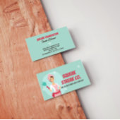 Turquoise Cleaner Cleaning 名刺