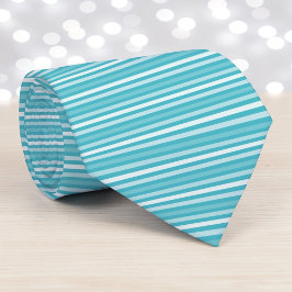 Turquoise Color Stripes Necktie ネクタイ