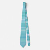 Turquoise Color Stripes Necktie ネクタイ (正面)