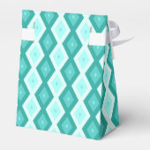 Turquoise diamond pattern フェイバーボックス (裏面サイド)