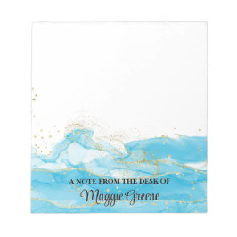 Turquoise Dreams Pageant Stationery Small Notepad ノートパッド
