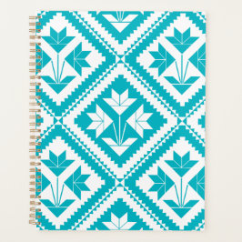 Turquoise Floral Quilt Planner プランナー手帳