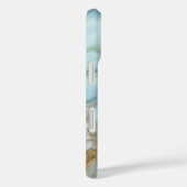 Turquoise Geode Wedding Dance Photo Phone Case Case-Mate iPhoneケース (裏面 / 右)