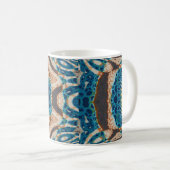 Turquoise Gold Sun Southwestern Art コーヒーマグカップ (正面右)