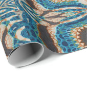 Turquoise Gold Sun Southwestern Art ラッピングペーパー (ロールコーナー)