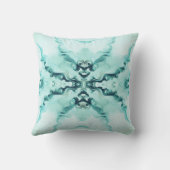 Turquoise Harmony – Artistic Duvet Cover クッション (裏面)