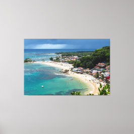 Turquoise Haven of Morro de São Paulo キャンバスプリント