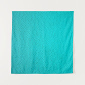 Turquoise leather skin texture skin タペストリー (正面)