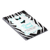 Turquoise Lingerie Party  ノートブック (右側)