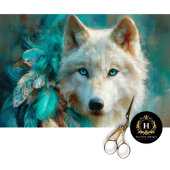 Turquoise Lodge Arctic Wolf Portrait 薄葉紙