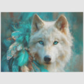 Turquoise Lodge Arctic Wolf Portrait 薄葉紙 (正面)