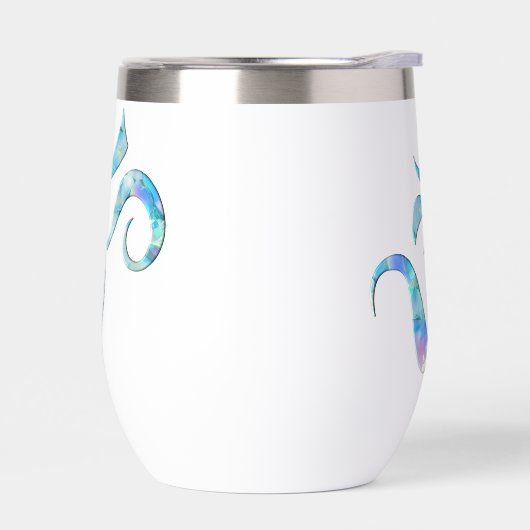 Turquoise Marbled Om (左面)