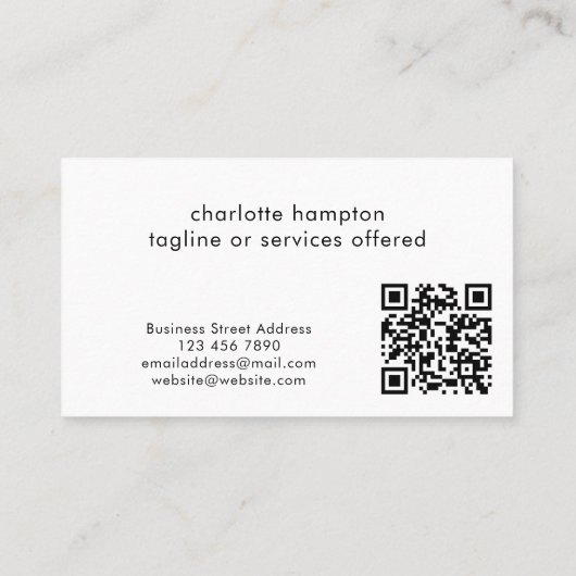 Turquoise Modern Unique Cool Groovy Custom 名刺 (裏面)