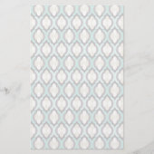 Turquoise Moroccan Pattern 便箋 (正面)