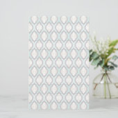 Turquoise Moroccan Pattern 便箋 (スタンド正面)