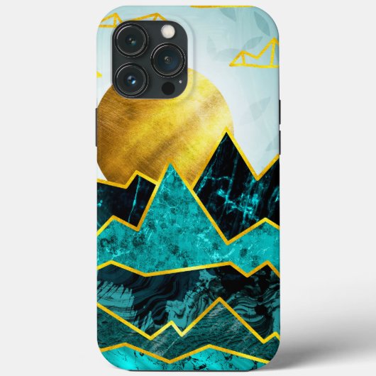 Turquoise Mountains Case-Mate iPhoneケース (裏面)
