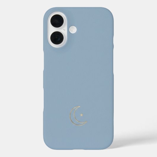 Turquoise & Navy Minimal Initial Monogram Case Case-Mate iPhoneケース (裏面)