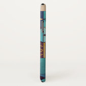 Turquoise & Orange Patchwork  Case-Mate iPhoneケース (裏面/右)