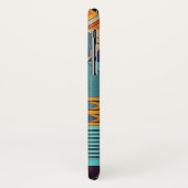 Turquoise & Orange Patchwork  Case-Mate iPhoneケース (裏面/左)