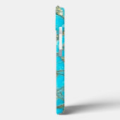 Turquoise Pattern Phone Cover Case-Mate iPhoneケース (裏面 / 左)