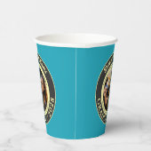 Turquoise Photo Modern Graduation Party 紙コップ (右)