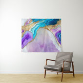 Turquoise Quartz Marble Wallpaper タペストリー (インサイチュ(横))