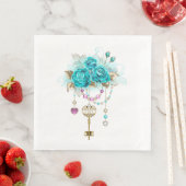 Turquoise Roses with Keys (インサイチュ)