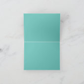 Turquoise Seafoam Card カード (内部)