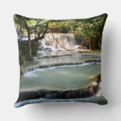 Turquoise shard at Tat Kuang Si クッション (裏面)