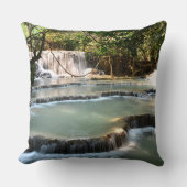 Turquoise shard at Tat Kuang Si クッション (正面)