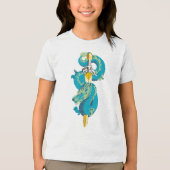 Turquoise Sky Dragon Emblem トライブレンドＴシャツ (正面)
