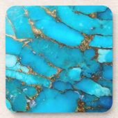 turquoise stone コースター (正面)