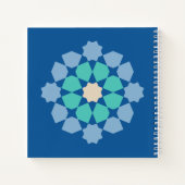 Turquoise Tranquility Medalion ノートブック (裏面)