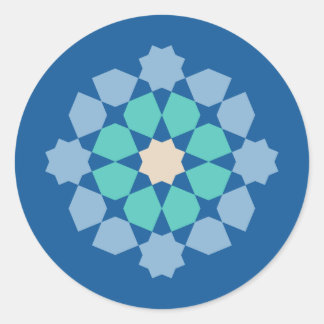 Turquoise Tranquility Medalion ラウンドシール