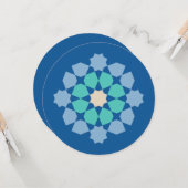 Turquoise Tranquility Medallion (customizable) カード (正面/裏面インサイチュ)