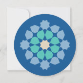 Turquoise Tranquility Medallion (customizable) カード (正面)
