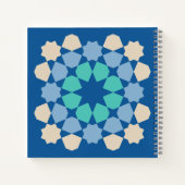 Turquoise Tranquility Tile ノートブック (裏面)