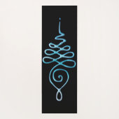 Turquoise Unalome  ヨガマット (裏面)