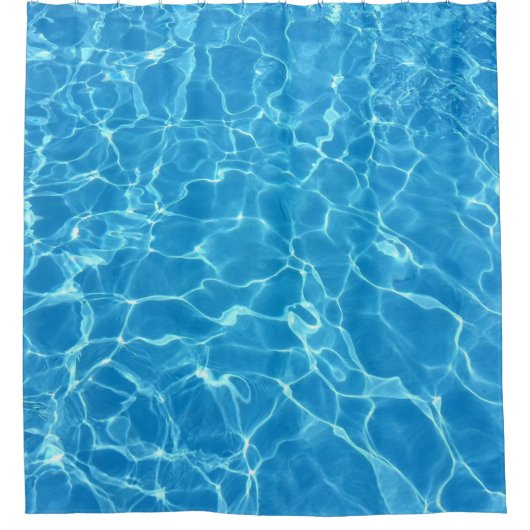 Turquoise Water シャワーカーテン (正面)